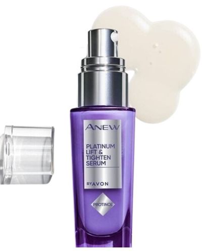 Avon Anew Серум със стягащ и повдигащ ефект Platinum, с Protinol, 30 ml - 2